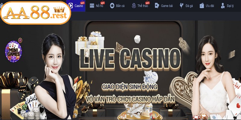 Trải nghiệm các danh mục trò chơi nổi bật tại AA88